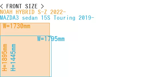 #NOAH HYBRID S-Z 2022- + MAZDA3 sedan 15S Touring 2019-